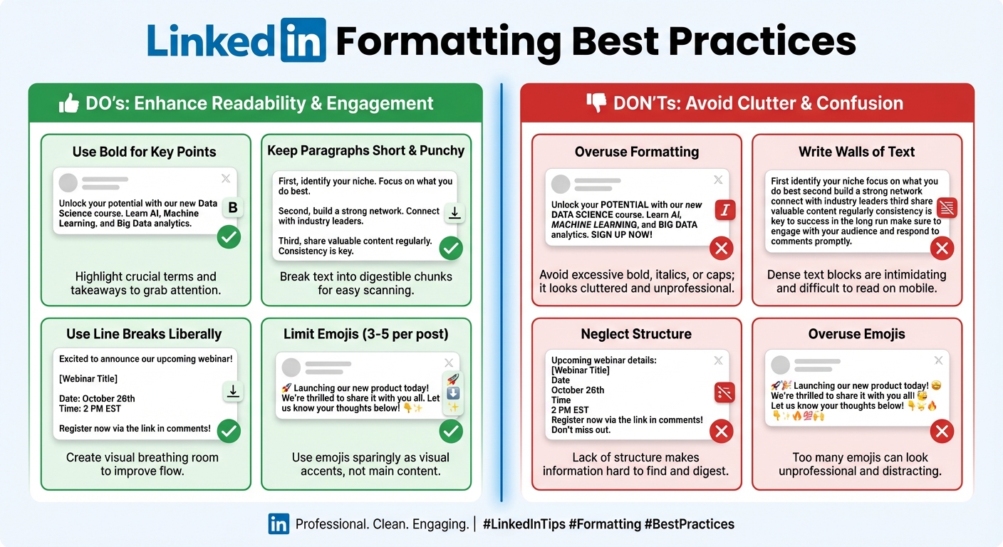 LinkedIn Post Formatting: Best Practices for 2025